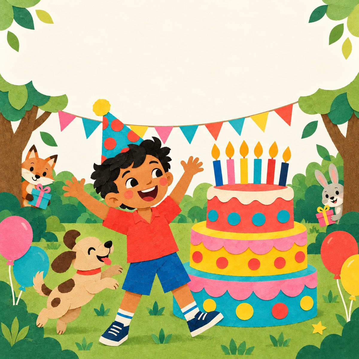 The Big Birthday: personalized children's book cover