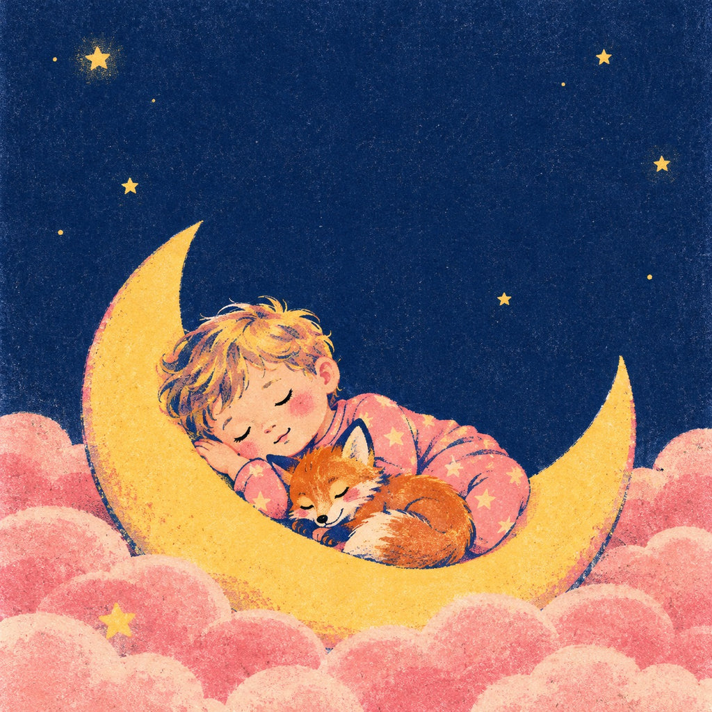 The Journey to Dreamland: personalized children's book cover